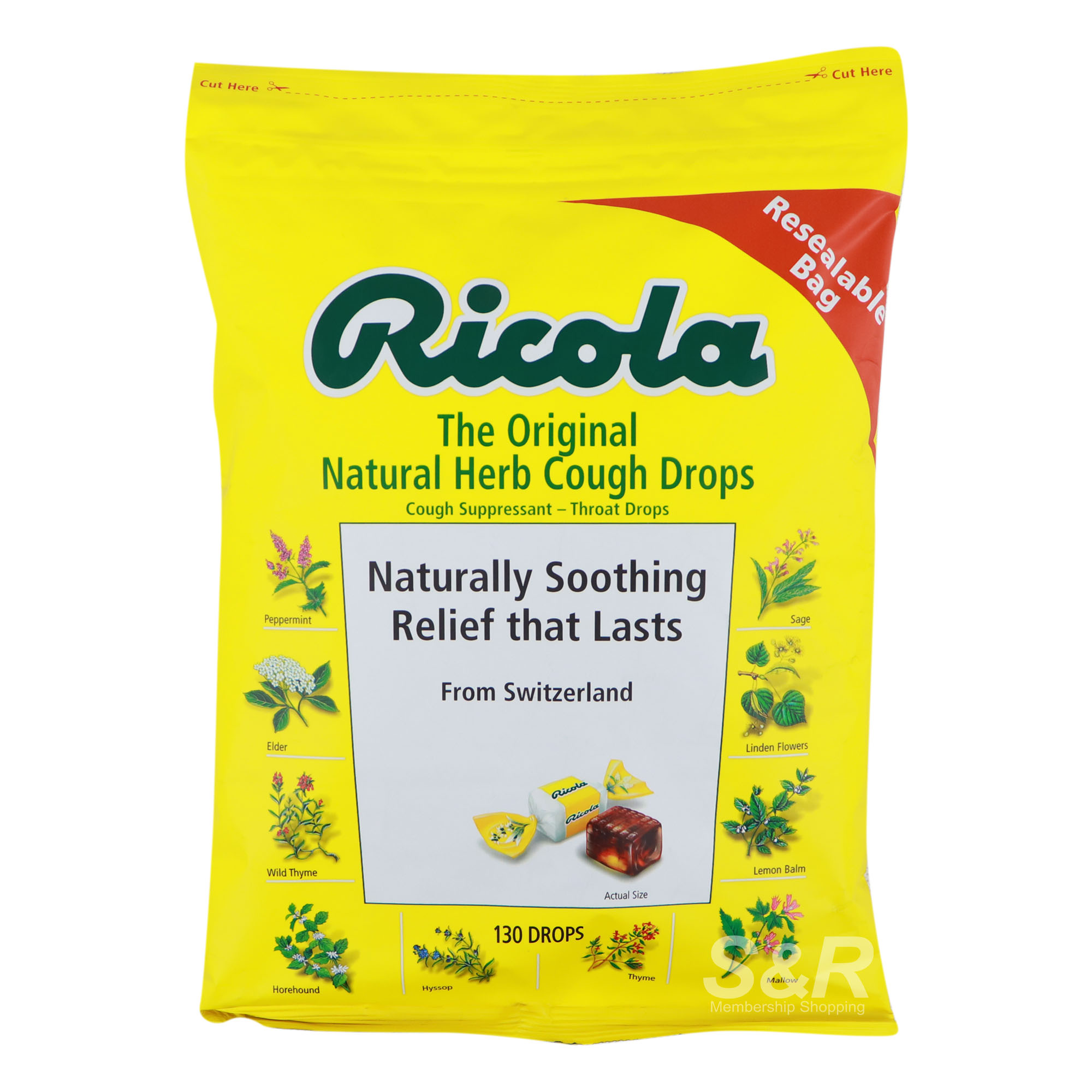 Ricola The Original Natural Herb Cough Drops 130pcs Ricola The Original Natural Herb Cough Drops 130pcs